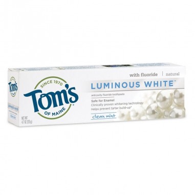 Pasta de Dinti cu Fluor - Tom's Of Maine - Luminous White - 133gr