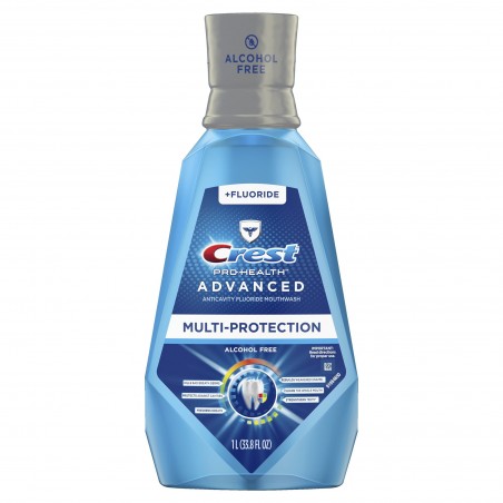 Mouthwash, Crest, Pro-Heallth, Deep Clean, Advanced Multi-Protection, 1000ml