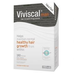 Supplement, Viviscal, for Men, Stimulates Hair Growth, Box of 180 tablets