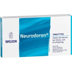 Homeopathic Treatment, Weleda, Neurodoron, Strengthens Nerves and Reduces Stress, 80 tablets