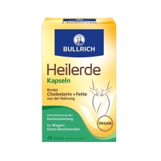 Supliment Alimentar, Bullrich, Healing Earth, Efect Detoxifiant si Adjuvant in Tulburarile Digestive, cu Argila, 48 capsule