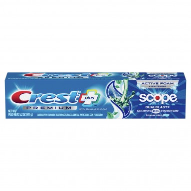 Toothpaste, Crest, Complete, Scope...