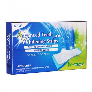 Advanced Teeth Whitening Strips, Box...