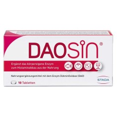 Food Supplement, Daosin, for Histamine Intolerance, Box of 10 tablets