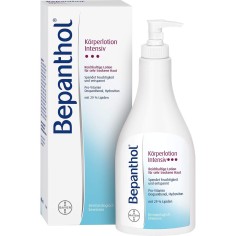Lotiune de Corp, Bayer, Bepanthol Intensiv, Hidratare Intensiva si Efect Reparator, cu Pompita, 400ml