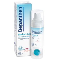 Set 2 in 1, Gel si Rola, Bayer, Bepanthen, 2 in 1, Anti-Vergeturi, Anti-Cicatrici Efect Hidratant si Reparator, 20gr