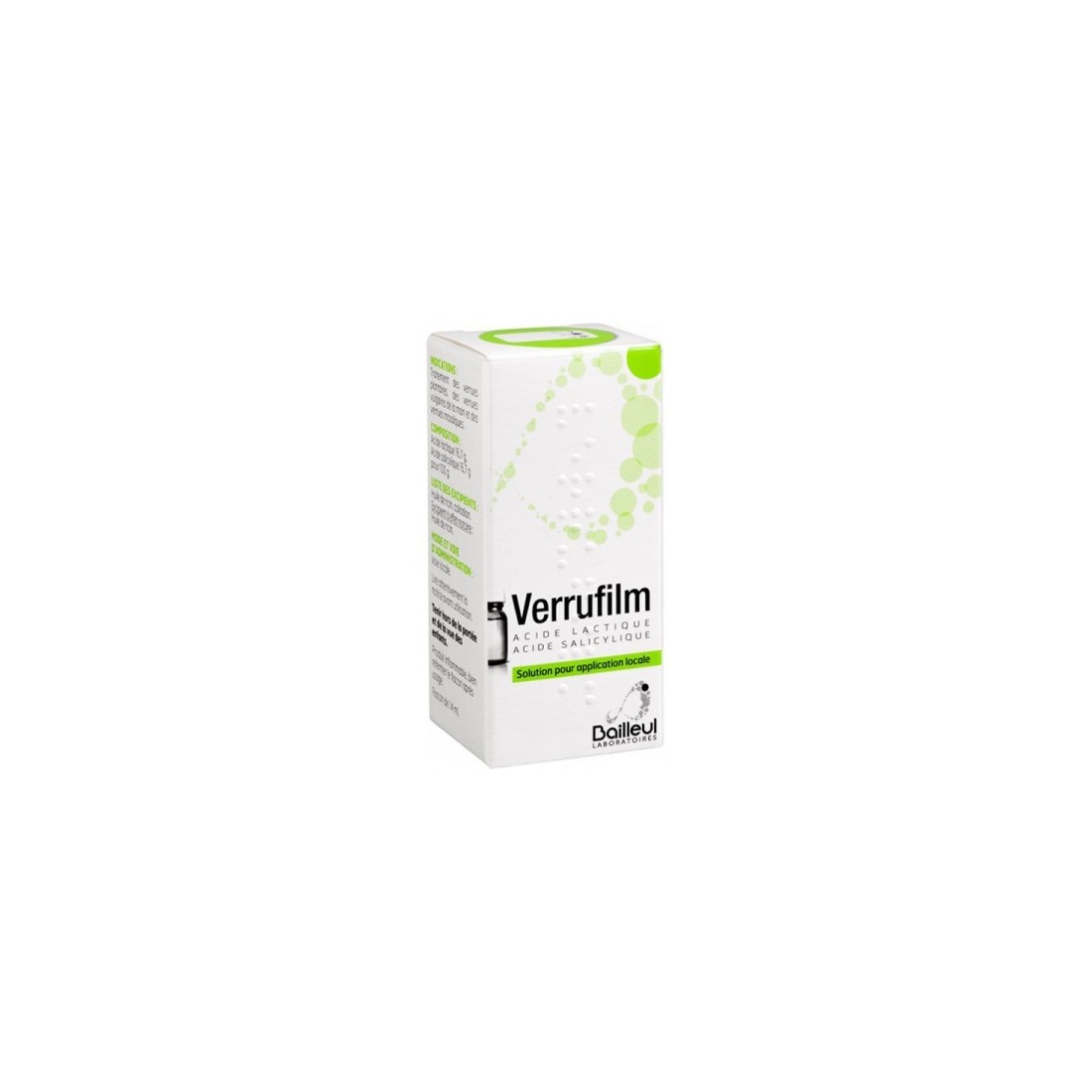 Solution, Bailleul, Verrufilm, Treatment for various types of warts, 14ml