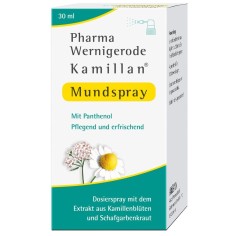 Spray Bucal, Pharma Wernigerode, Kamillian, cu Pantenol si Musetel, Tratamentul Inflamatiilor Mucoasei, 30ml