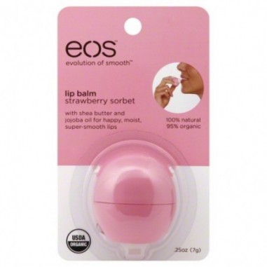 Balsam de buze EOS SPF15 Strawberry Sorbet