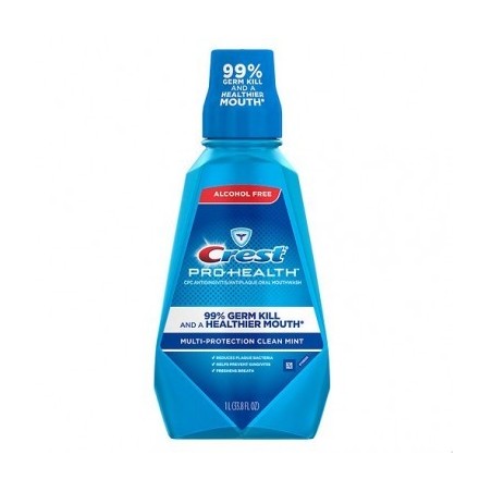 Crest Pro-Health Multi-Protection Alcohol-Free Mouthwash - 1000ml