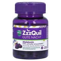 Food Supplement, ZzzQuil, with Melatonin, Chamomile and Lavender, for Peaceful Sleep, 30 jellies
