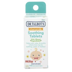 Tablete Homeopate, Nuby, Dr. Talbot's, Calmare Dureri Gingivale Bebelusi, Dizolvare Instanta, 0+ Luni, 140 tablete
