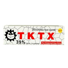 Anesthetic Cream, TKTX, Ultra White, White, for Tattoos, Cosmetics, 8% Lidocaine, 10gr