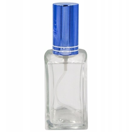Perfume Bottle, Zamo, with Screw-on Sprayer and Blue Cap, Capacity 50ml