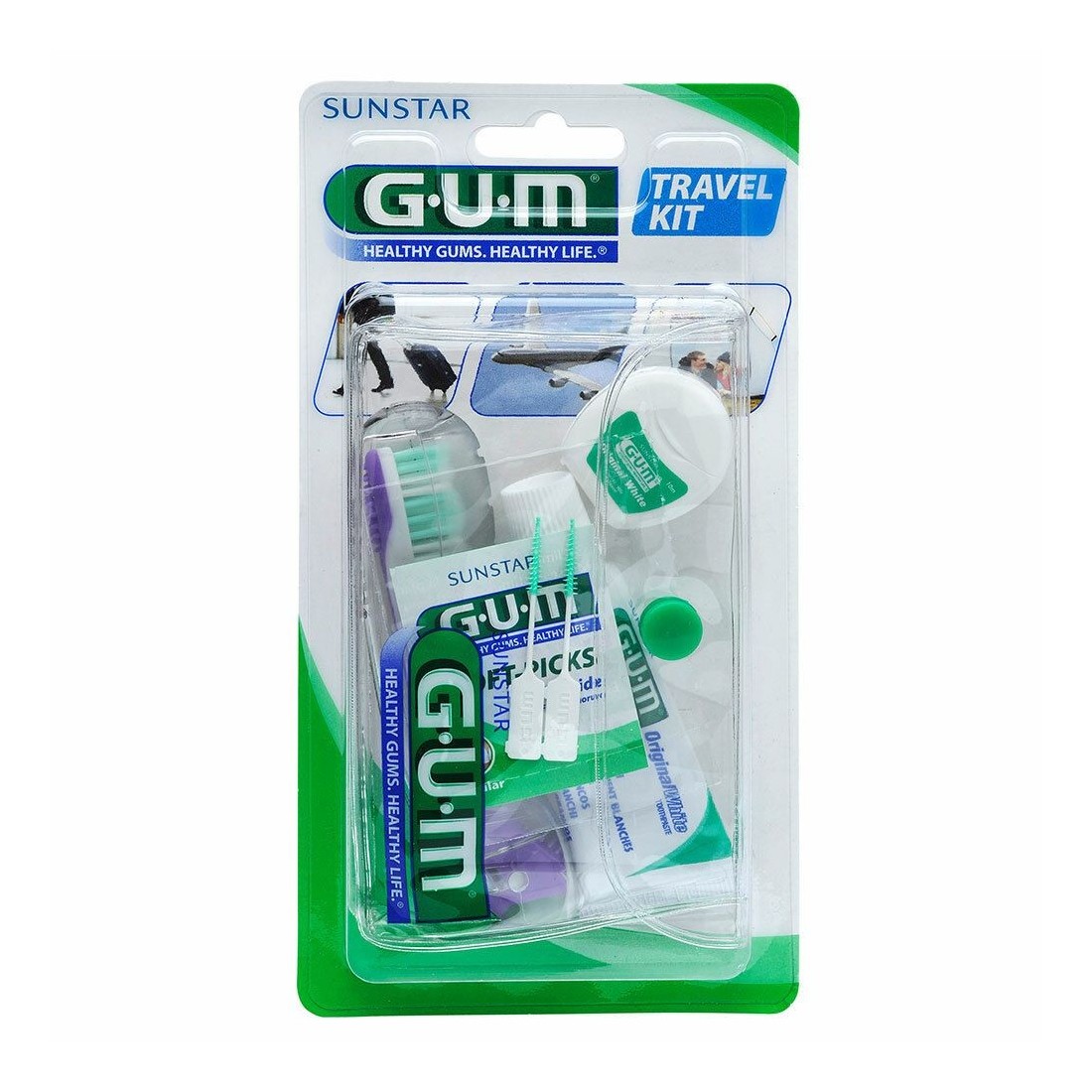 Set Ingrijire Orala Gum Pentru Gingii Sensibile Compatibil Cu Aparatul Dentar Produse