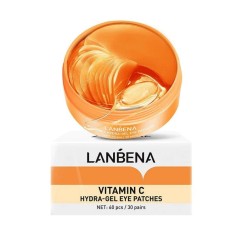Set 60x Masti pentru Ochi, LANBENA, Hydra-Gel, cu Vitamina C, Efect Antioxidant, Anti-Cearcane, Fermitate, 173gr