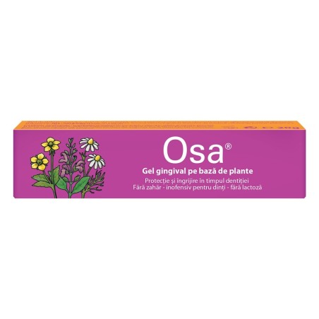 Tratament Homeopat, Osanit, Osa Gel, pentru Calmare Dureri Dinti Bebelusi, 20gr