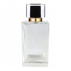 Perfume Bottle, Zamo®, with Screw-on Sprayer and Black Cap, Capacity 90ml