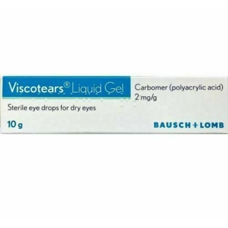 Eye Gel Drops, Bausch & Lomb, Viscotears, Moisturizing and Repairing Effect, 10gr