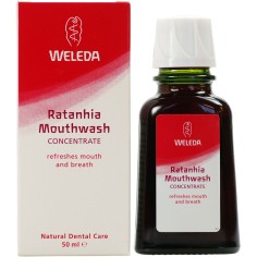 Apa de Gura Concentrata, Weleda, cu Extras de Ratanhia, Efect Anti-inflamator in Afectiunile Gingivale, 50ml