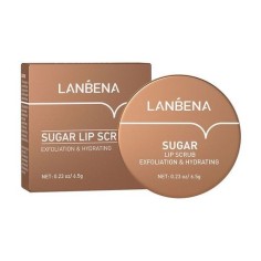 Lip Balm, Lanbena, Sugar Lip Scrub, Exfoliating and Nourishing Effect, Sugar Flavor, 6.5gr