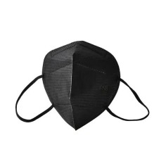 Protective Mask, Single Use, KN95, FFP2, 4 layers, with nose clip, Black