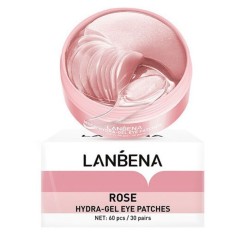 Set 60x Masti pentru Ochi, LANBENA, Hydra-Gel, Efect Reparator cu Extract de Trandafir, 173gr