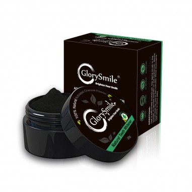 Glory Smile Natural Teeth Whitening Powder with activated charcoal - 30gr