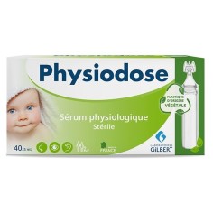 Ser Fiziologic, Gilbert, Physiodose, Solutie Izotonica Sterila, Plastic Origine Vegetala, Reciclabil, 40x monodoze 5ml