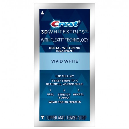 Crest Whitestrips 3D Classic Vivid – Box 12 Envelopes