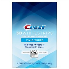 Cutie 12x Plicuri, Benzi Albirea Dintilor, Crest, 3D White, Classic Vivid, Nivel Albire 7, 12 zile