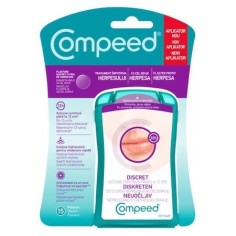 Set Plasturi, Compeed, Anti-Herpetici, Efect Calmant si Regenerator timpm de 12h, 15 buc