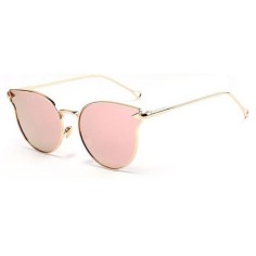 Ochelari de Soare, Zamo®, Montreal Pink, Protectie UV400, Model Cat-Eye, Rama Roz, Lentile Roz