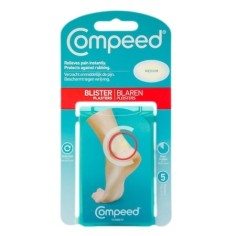 Set Plasturi, Compeed, Anti-Basici, Protejeaza Pielea si Atenueaza Durerea, Medium, 5 buc