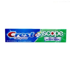 Pasta de Dinti, Crest, Scope Advanced, Active Foam, Efect Intensiv de Improspatare a Respiratiei 232gr