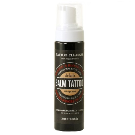 Spuma, Balm Tattoo, Dragon's Blood Foam, pentru Curatarea Tatuajelor, Formula Vegana, 200gr