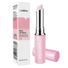 Lip Balm, Lanbena, with Rose Oil, from Beeswax, Intense Moisturizing Effect, 1.8gr