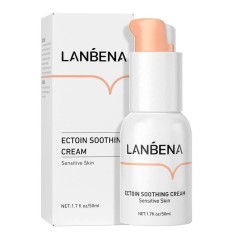 Crema pentru Fata, Lanbena, Ectoin Soothing, Efect Calmant si Anti-inflamator impotriva Pielii Alergice, 50ml