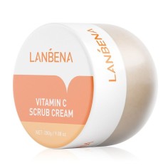 Crema Exfolianta de Corp, Lanbena, VItamina C, Curatare in Profunzime si Efect Catifelare, Scrub, 280gr