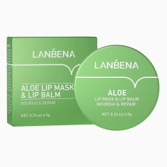 Lip Balm, Lanbena, with Aloe Vera and Sweet Almonds, for Intensive Hydration, 6.5gr