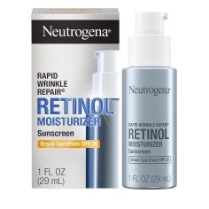Crema de Fata, Neutrogena, Rapid Wrinkle Repair, cu Retinol si Acid Hialuronic, Anti-Rid, Anti-Acnee, SPF 30, 29ml