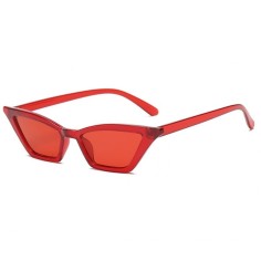 Ochelari de Soare, Zamo®, Marseille Rouge, Protectie UV400, Model Retro, Rama Rosie, Lentile Rosii