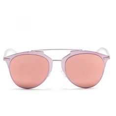 Ochelari de Soare, Zamo®, Apollo Mirror Pink, Protectie UV400, Model Cat Eye, Rama Roz, Lentile Roz