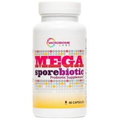 Supliment Alimentar, Microbiome Labs, Mega Sporebiotic, 4 Tulpini pe Baza de Spori, CFU 4 mld, 60 capsule