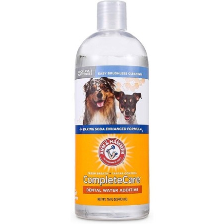Aditiv pentru Apa Cateilor, Arm & Hammer, pentru Curatare Dentara Eficienta cu Bicarbonat de Sodiu, 473ml
