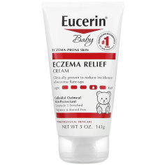 Body Cream for Children, Eucerin, Baby, Eczema Relief, against Eczema, Moisturizing Effect, Age 3 months+, 141gr