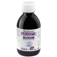 Apa de Gura, Curasept, ADS Implant, Clorhexidina 0.20%, pentru Regenerarea Mucoasei Bucale, cu Acid Hialuronic, 200ml
