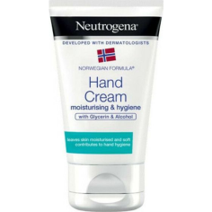 Hand Cream, Neutrogena, Hand Cream, with Alcohol and Glycerin for Sanitization and Hydration, 50ml