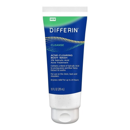 Gel de Curatare, Differin, Acne Body Wash, impotriva Acneei, Previne Aparitia Cosurilor, cu Acid Salicilic 2%, 295ml