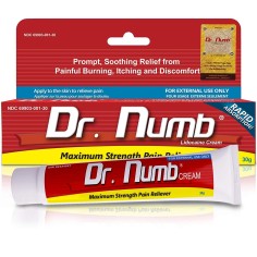 Crema Anestezica, Dr. Numb, pentru Tatuaje, Cosmetica, 5% Lidocaina, 30gr